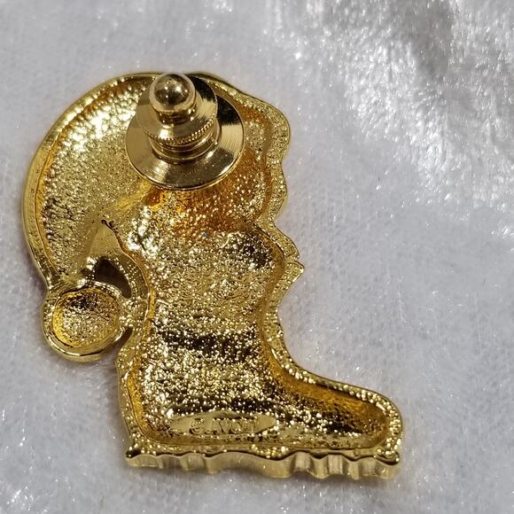 Avon Christmas tac pin mouse in boots 1.1398 - Picture 9 of 10